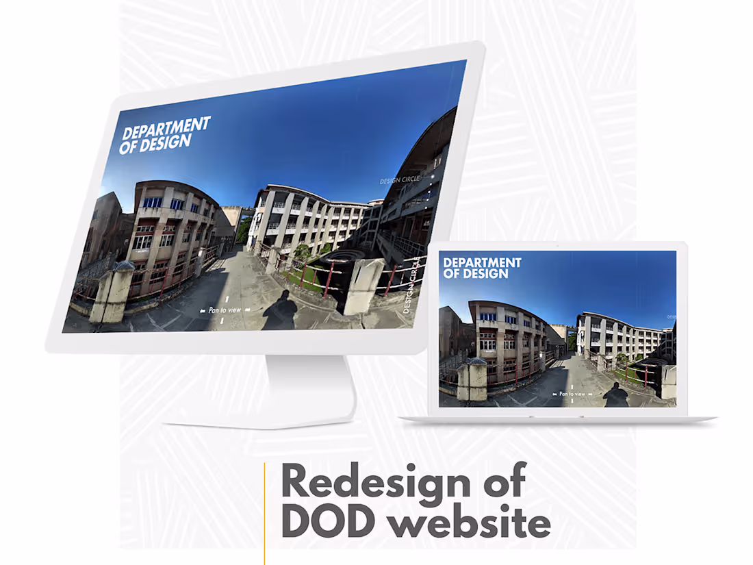 Cover image for Department website redesign