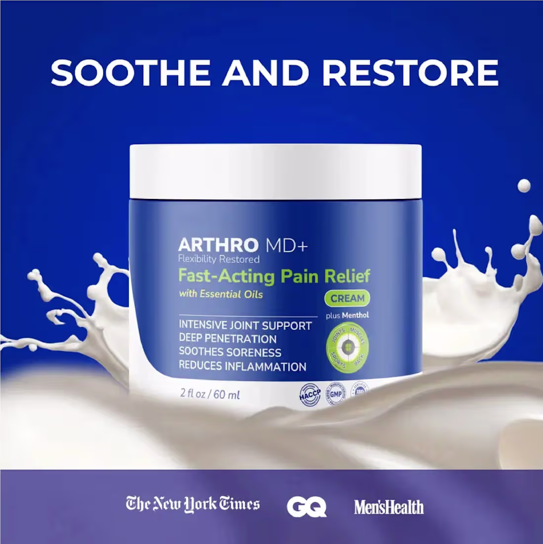 Cover image for Content Creation for Arthro MD+ Cream