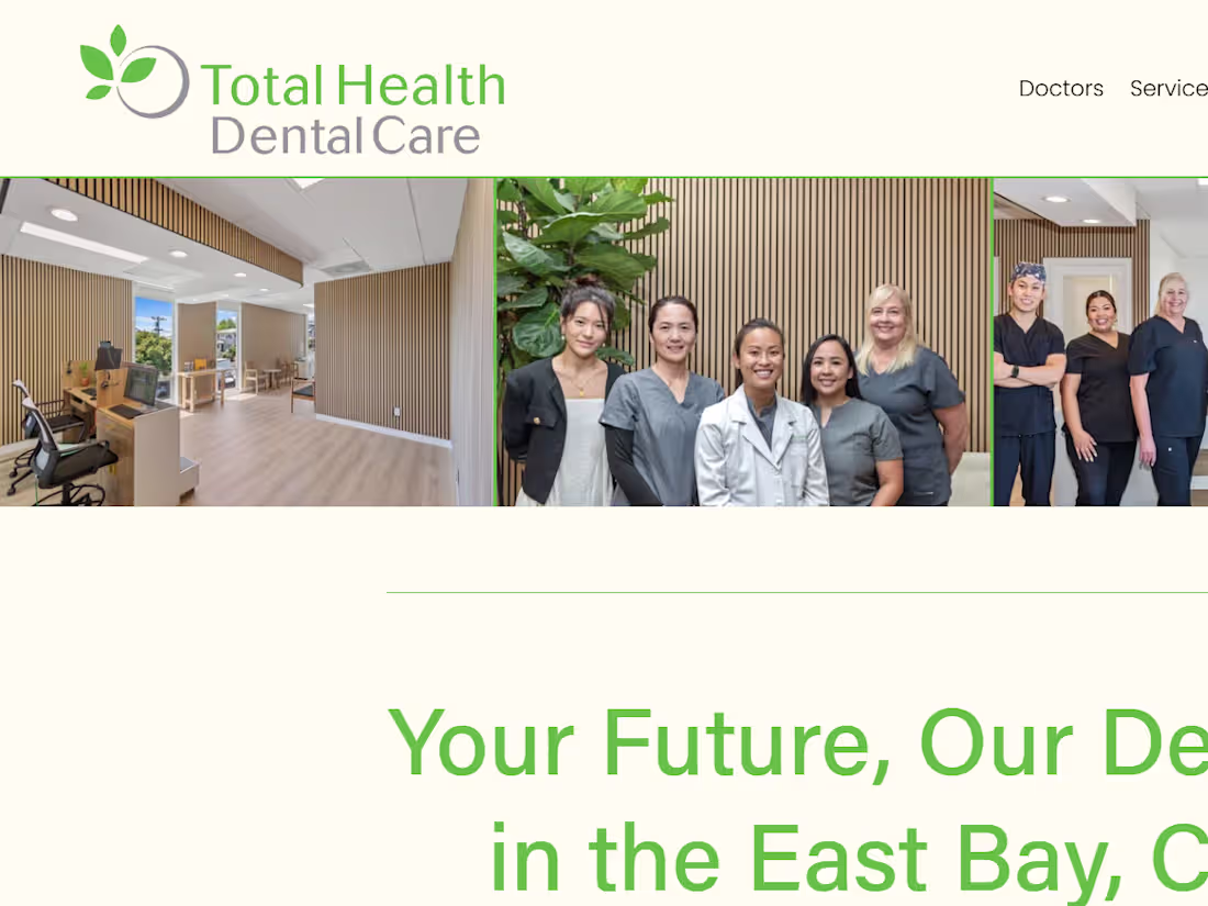 Cover image for Built a Squarespace website for Total Health Dental Care, a ...
