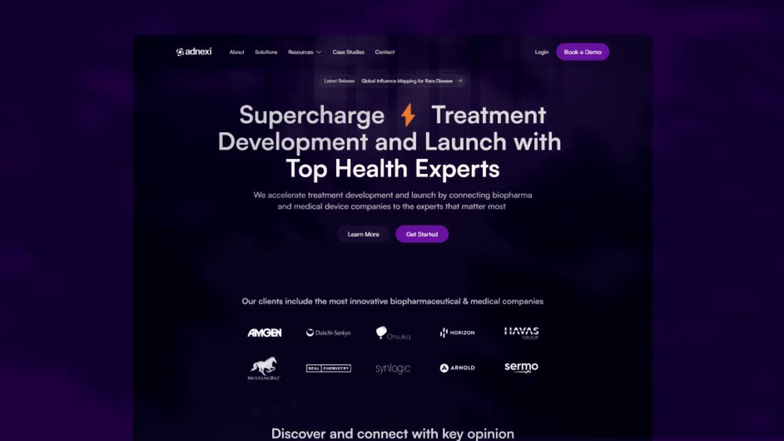 Cover image for Adnexi - Biopharma Framer Website