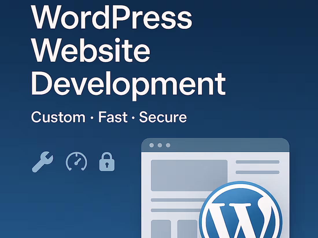 Cover image for WordPress Website Development | Custom, Fast & Secure