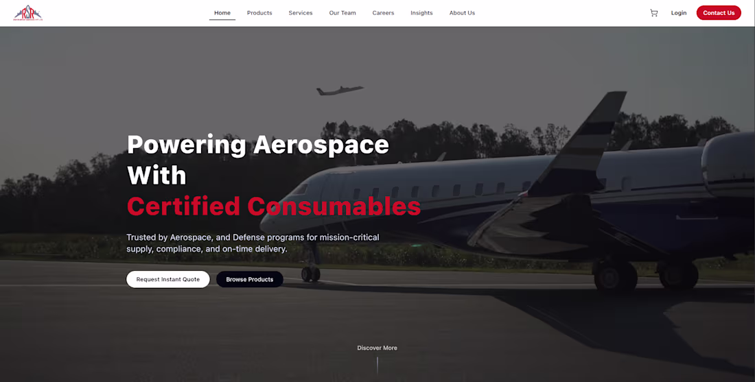 Cover image for RSR Aviation Website Redesign