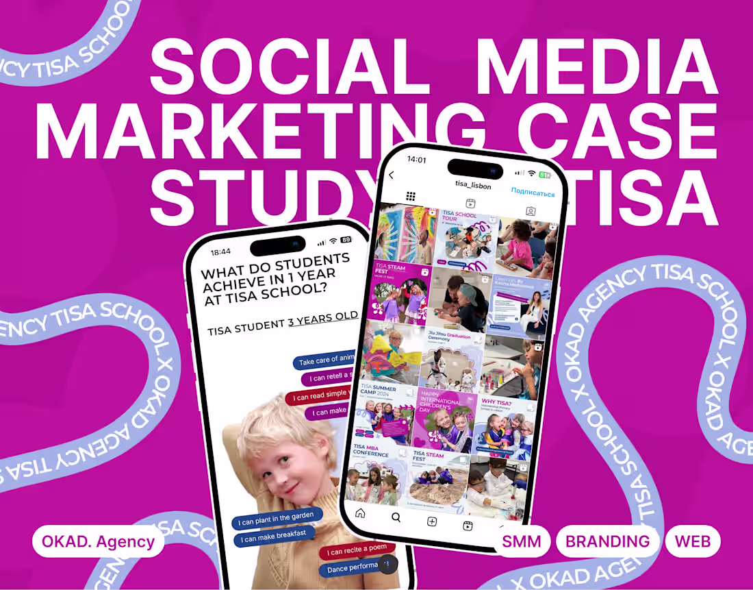 Cover image for Social Media & Marketing Design for Kids School — Tisa