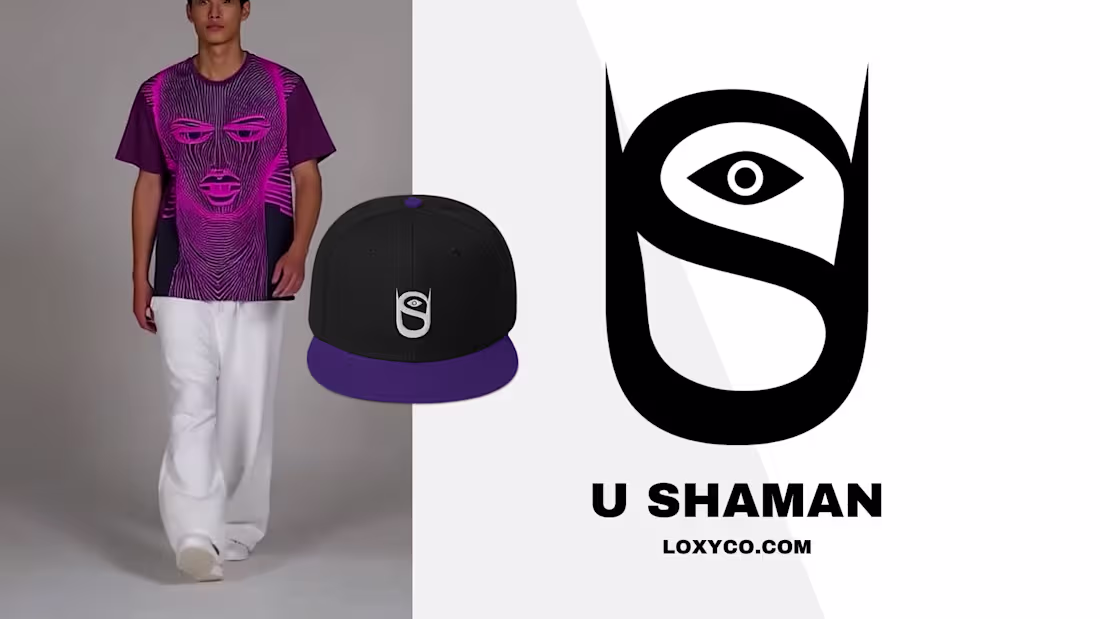 Cover image for U SHAMAN Streetwear brand design