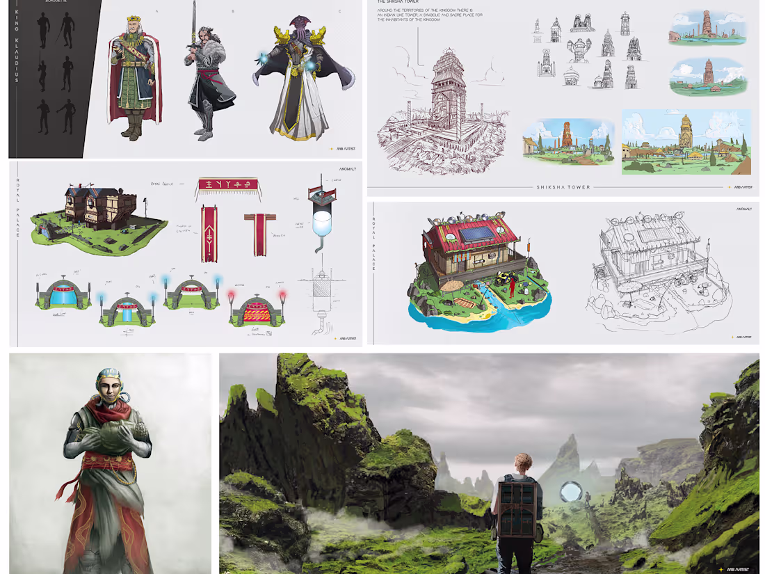 Cover image for 2D Realistic Concept art for your videogame