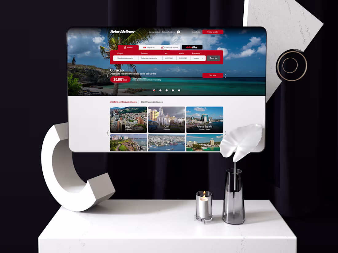 Cover image for UI Web Design | ✈️  Airlines 