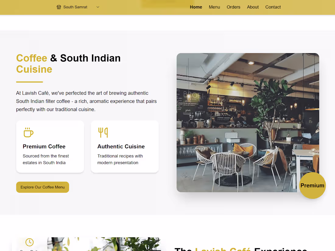 Cover image for Lavish Cafe | Restaurant App