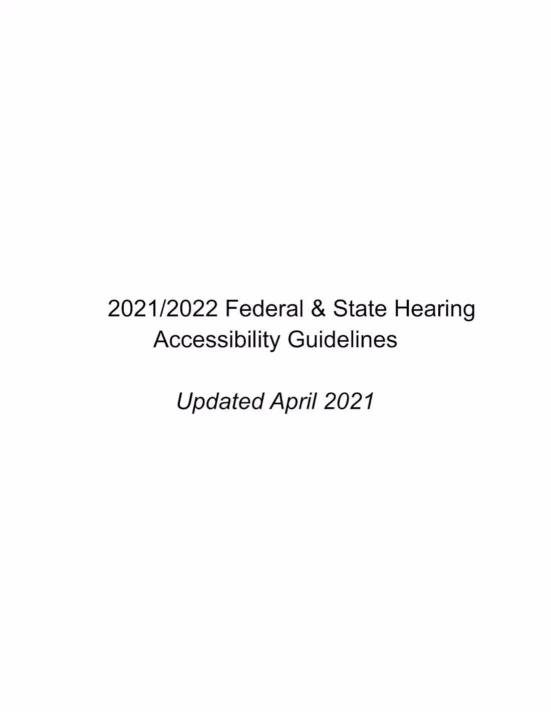 Cover image for HearingAccessibility Guidelines