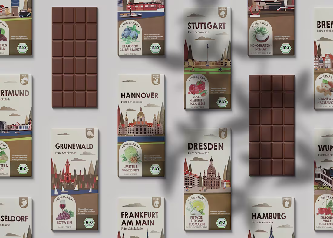 Cover image for Edelmond Chocolate Packaging Design