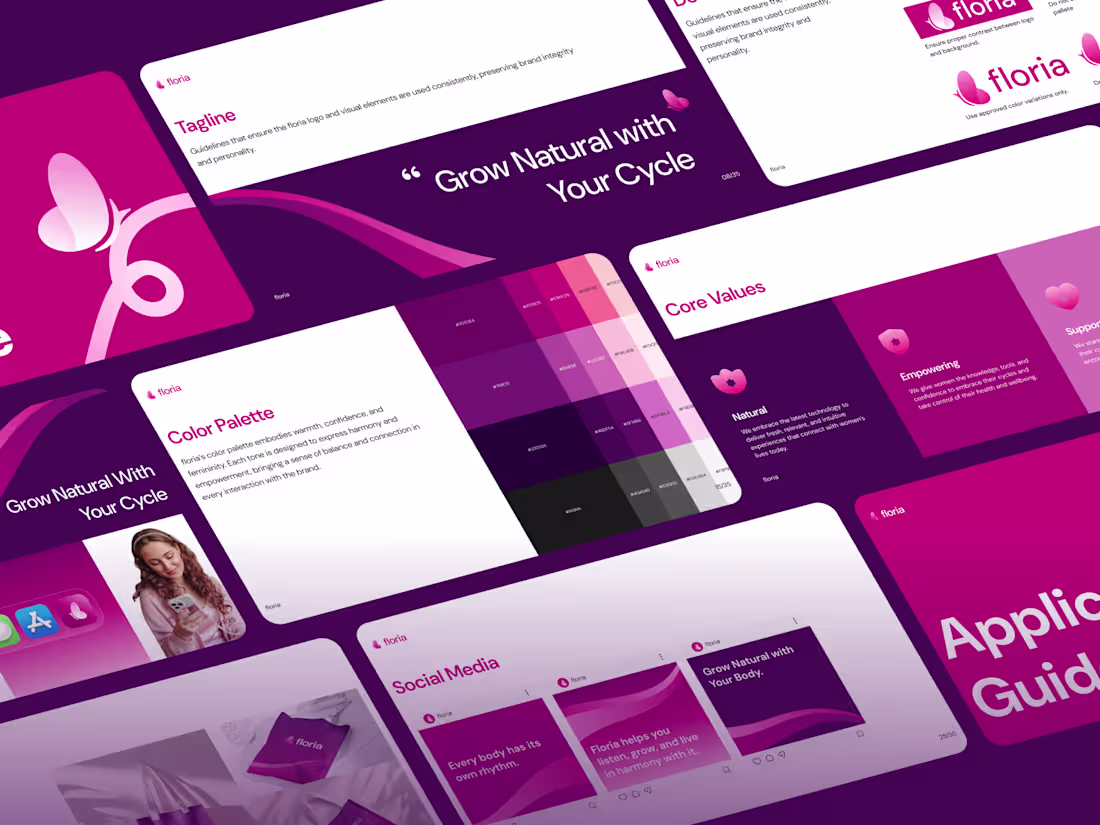 Cover image for Floria - Brand Identity Guidelines Kit