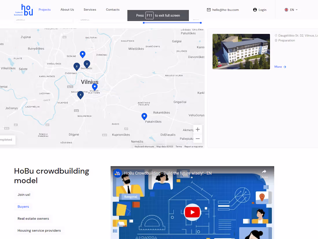 Cover image for Real-estate platform