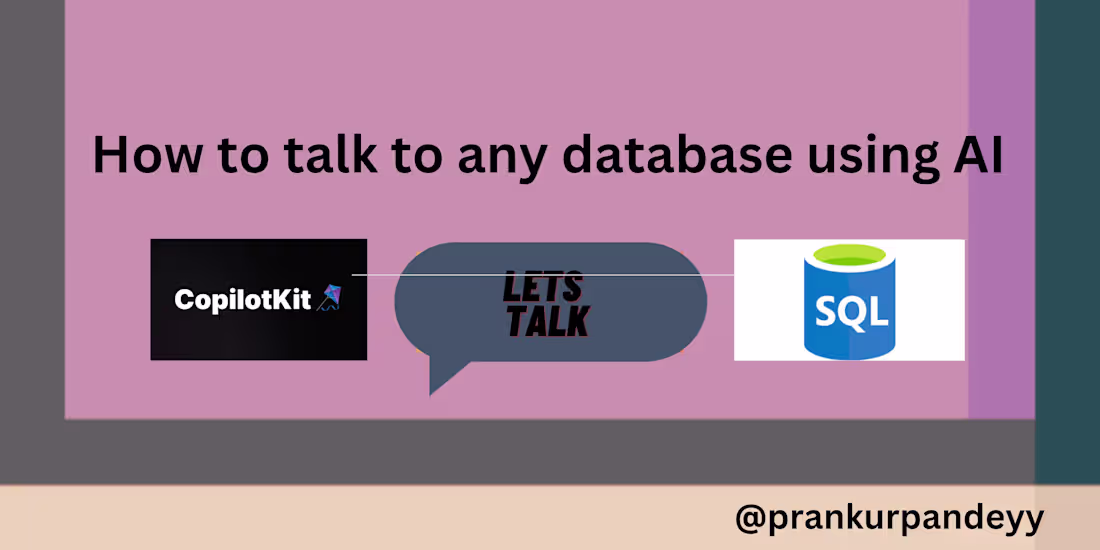 Cover image for AI-Powered SQL Query Data Extractor