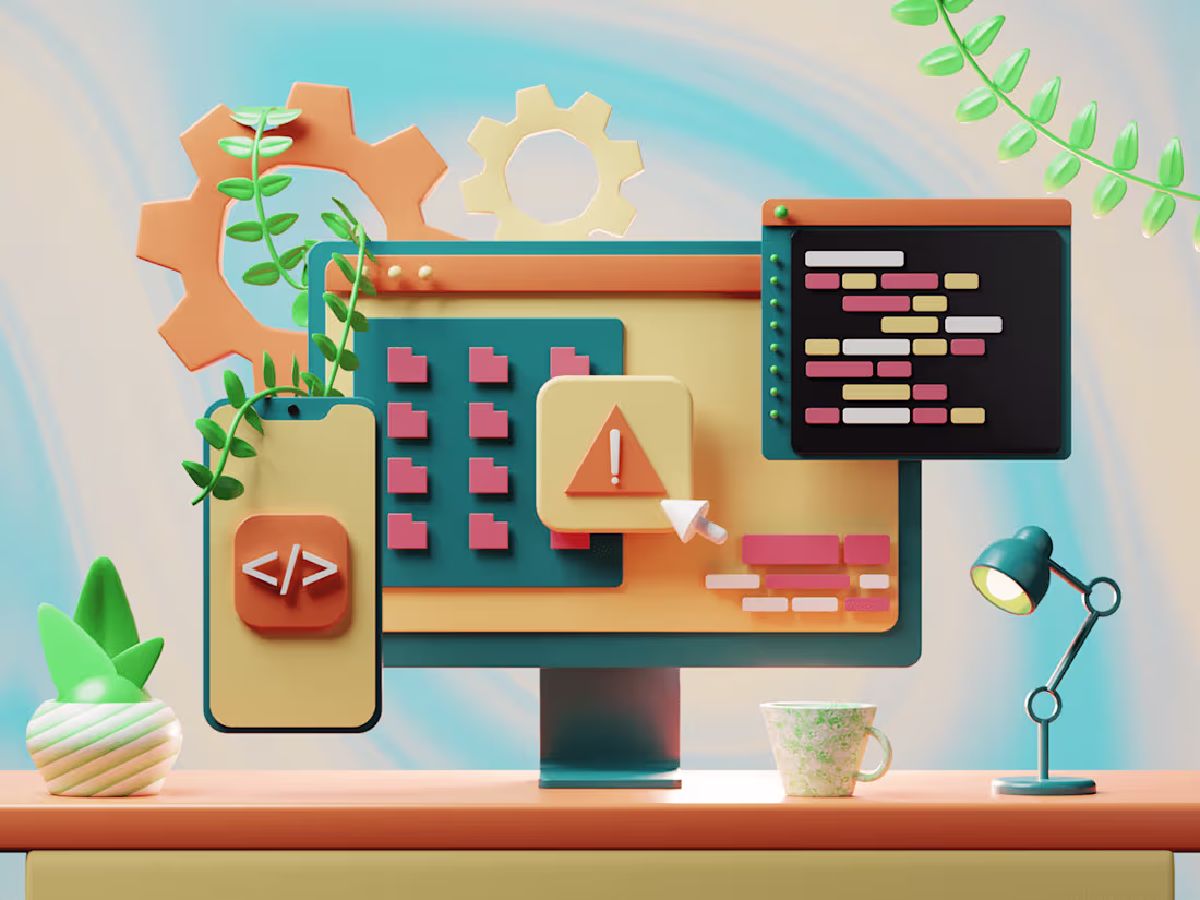 Cover image for Freebie: 3D UI Illustration - Summer Vibes:: Behance