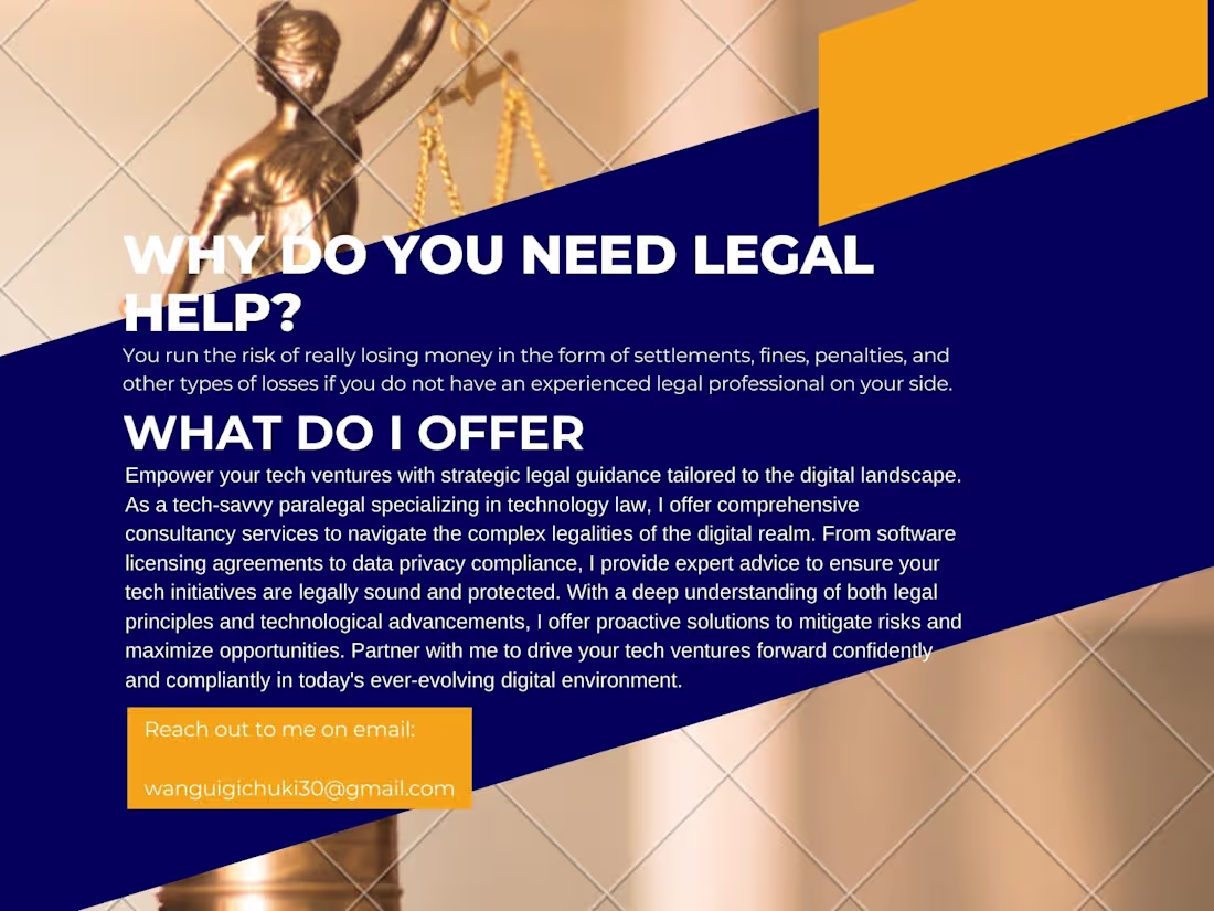 Cover image for Legal Assistant Services