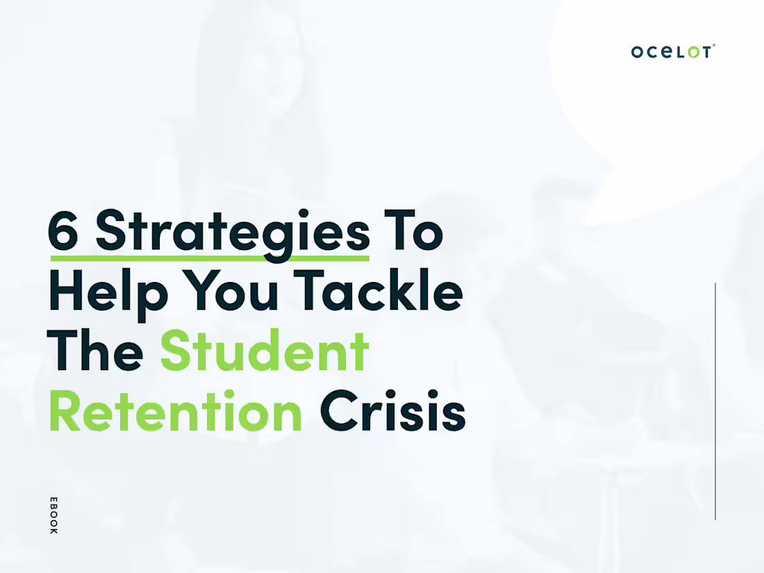 Cover image for Ocelot: Tackling Student Retention Issues in the US with Ebook