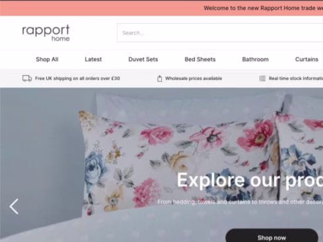 Cover image for Rapport Home Furnishings