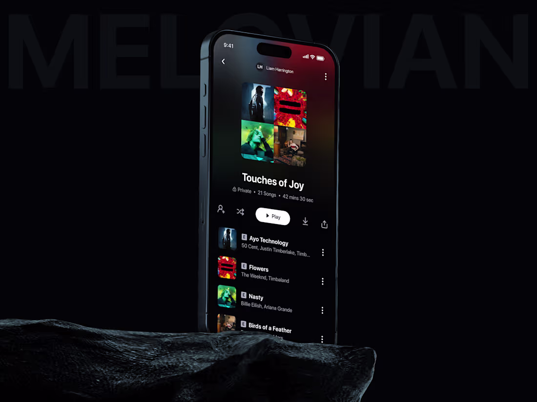 Cover image for Mood-Based Music App Design