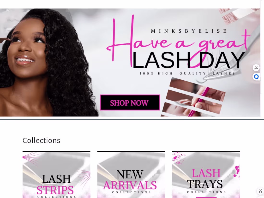 Cover image for SHOPIFY LASH STORE DESIGN