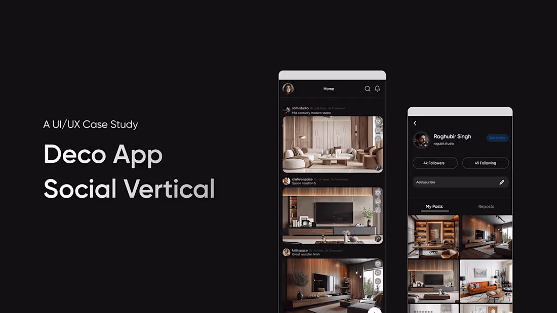 Cover image for Deco App- Social Vertical