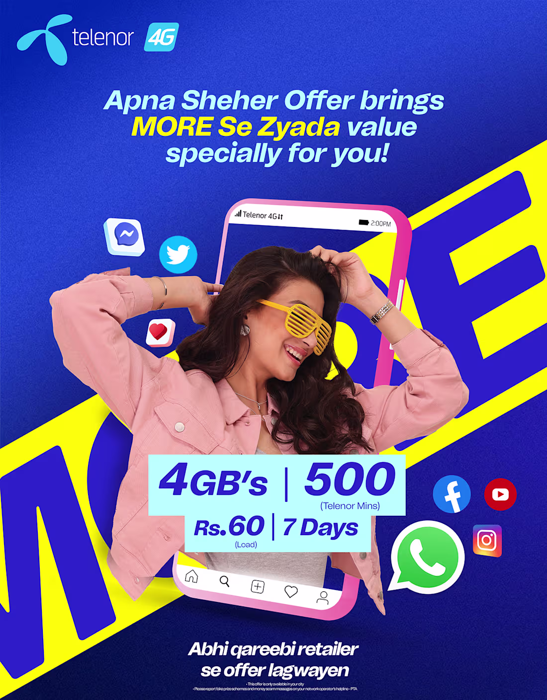 Cover image for Poster Design for Telenor | Ogilvy