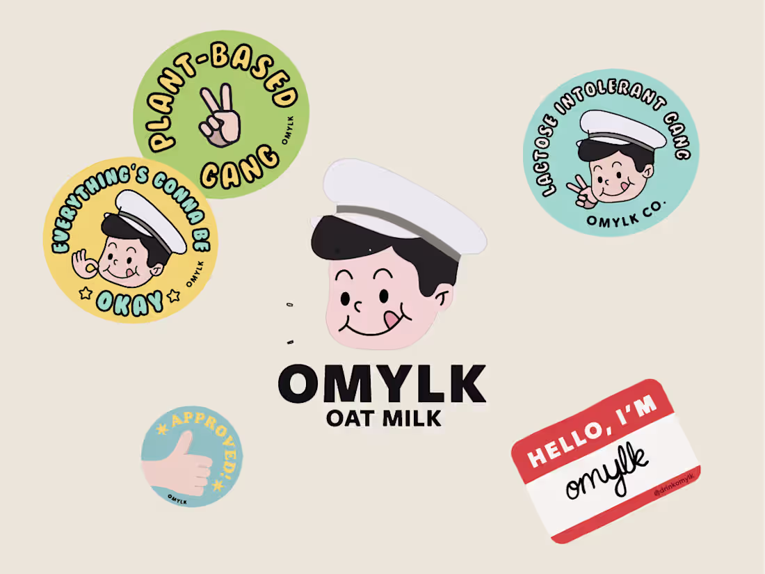 Cover image for OMYLK | Brand Identity Design