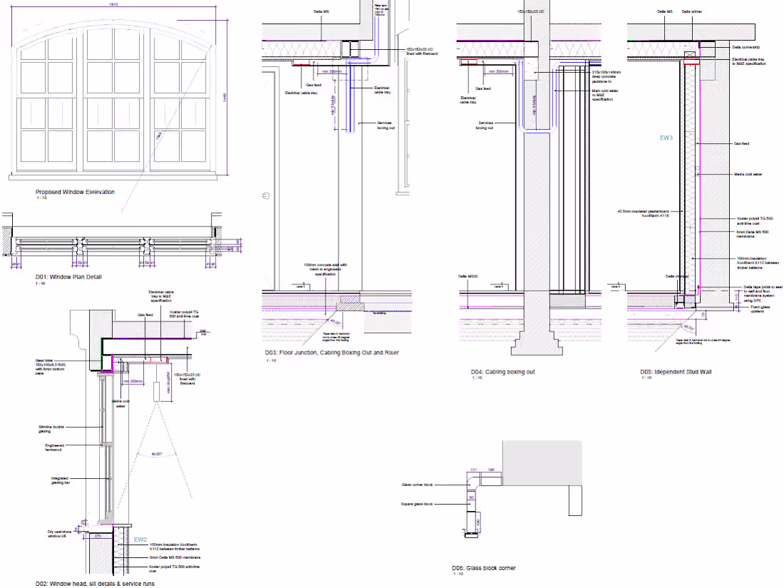 Cover image for Technical Drawing Details to UK BC standards 