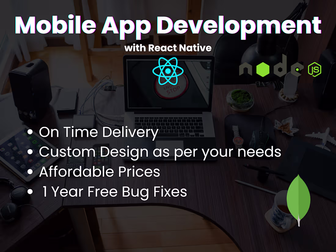 Cover image for Android & iOS App Development (React Native)