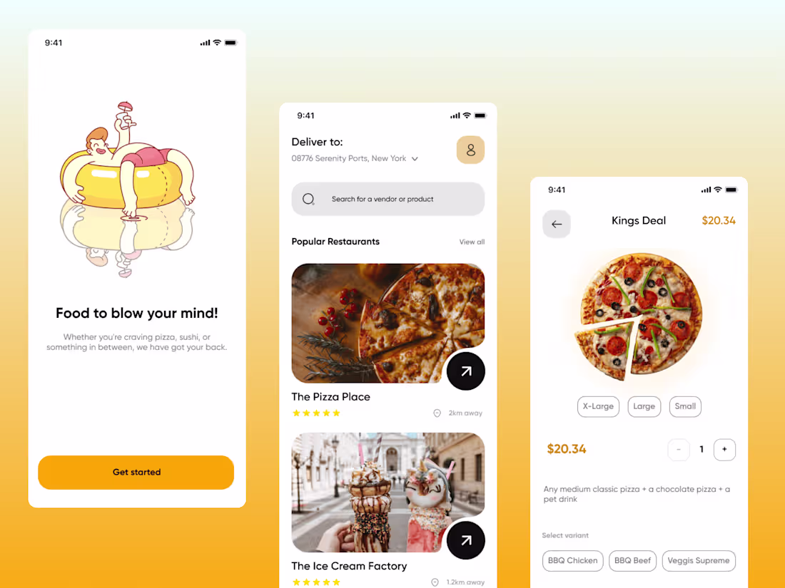 Cover image for Food Delivery App Design