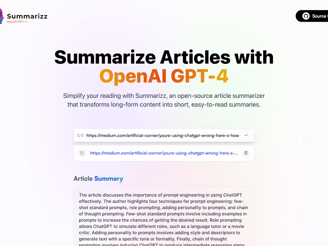 Cover image for Summarize Articles with OpenAI GPT-4