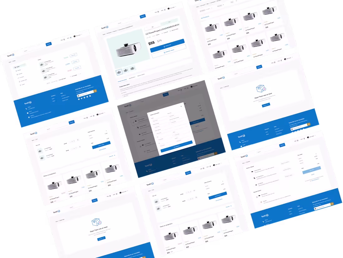 Cover image for TandO E-Commerce Platform for Digital Signage and LED Lights
