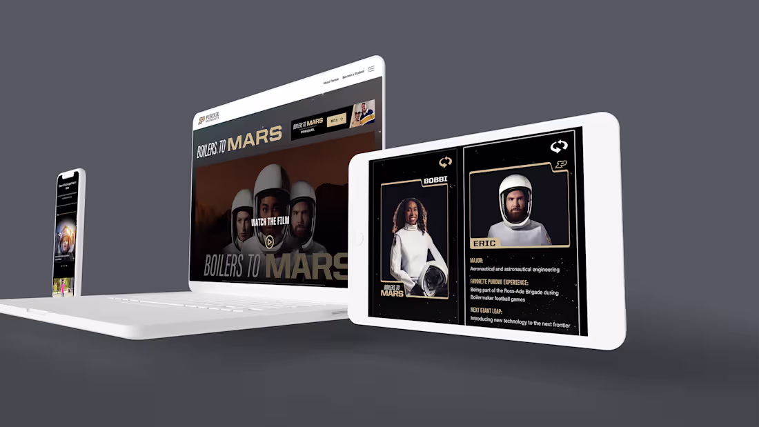 Cover image for Purdue University "Boilers To Mars"