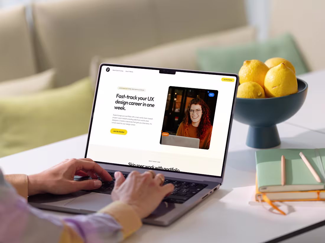 Cover image for Sprint Camp Website: Hero