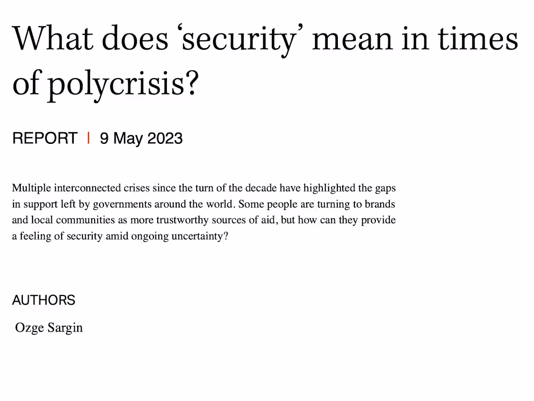 Cover image for Cultural Insights Report