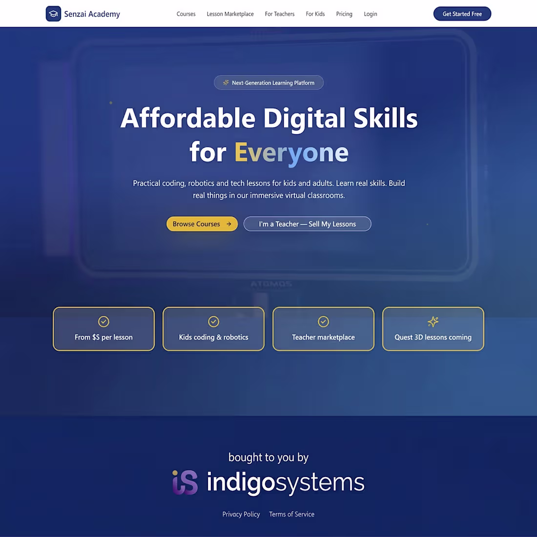 Cover image for Senzai Academy is a new