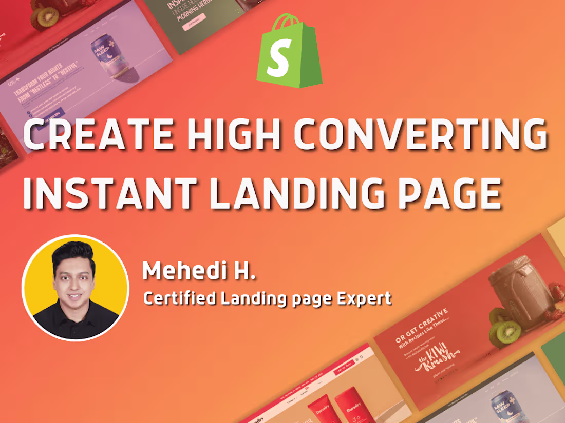 Cover image for Instant Landing Page Design