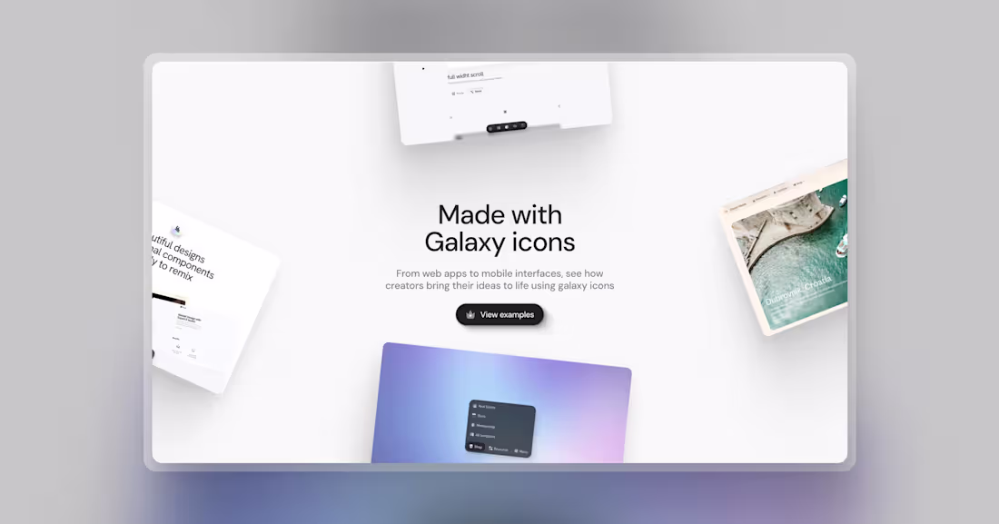 Cover image for Galaxy Icons