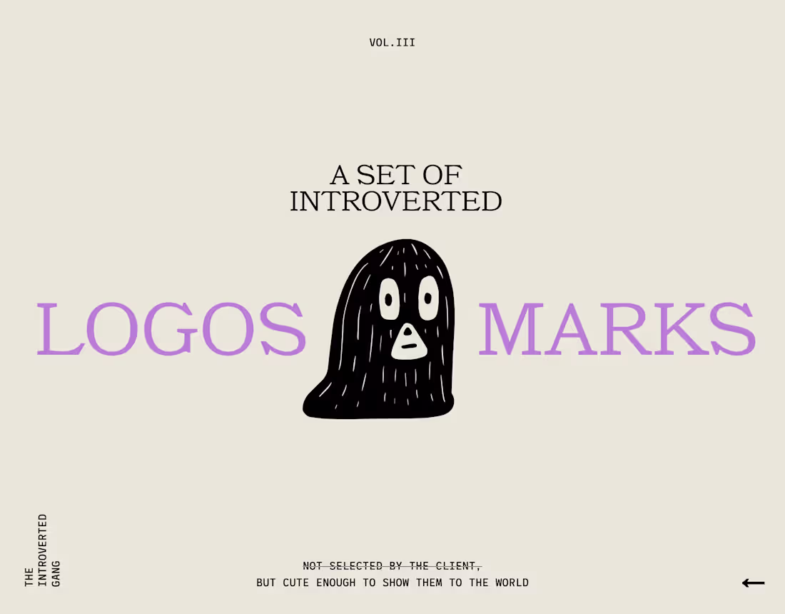 Cover image for Logos & Marks / A set of introverted Logos & Marks