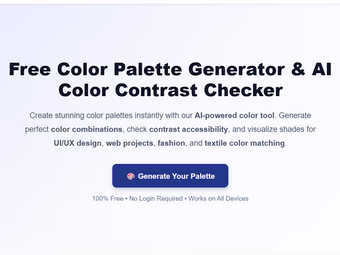 Cover image for Stop guessing color combinations for