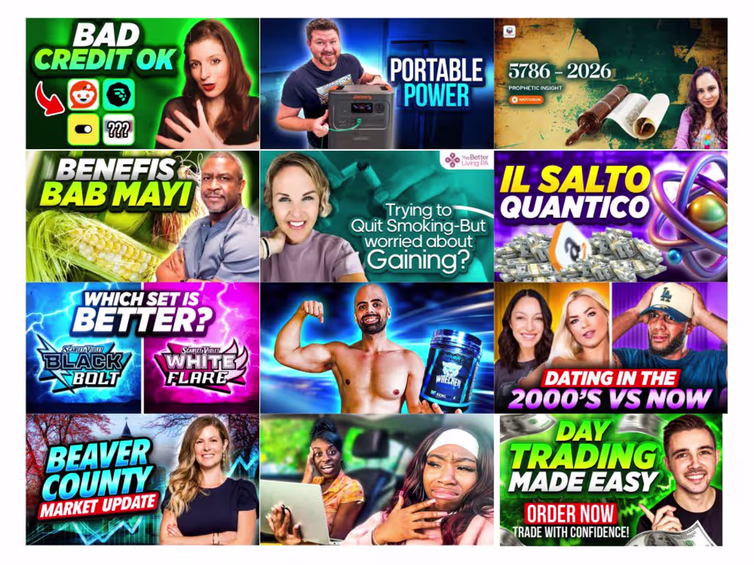 Cover image for Youtube Thumbnail Designs