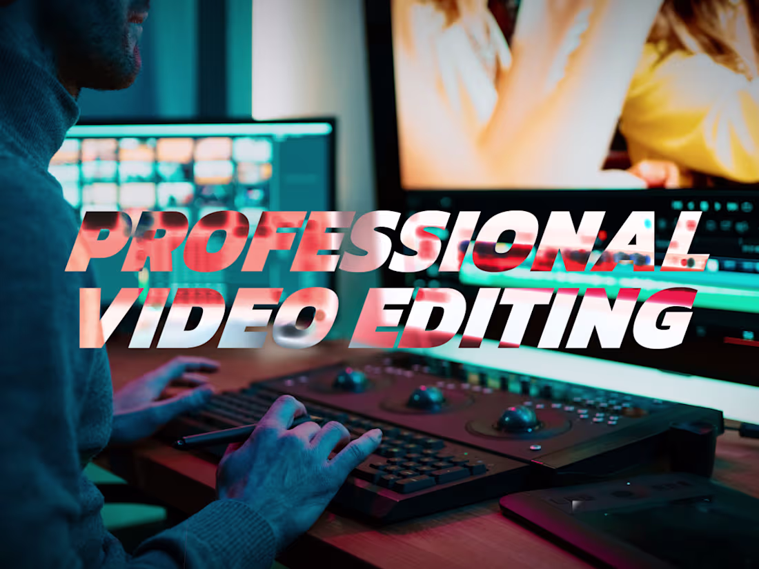 Cover image for Professional Video Editing.