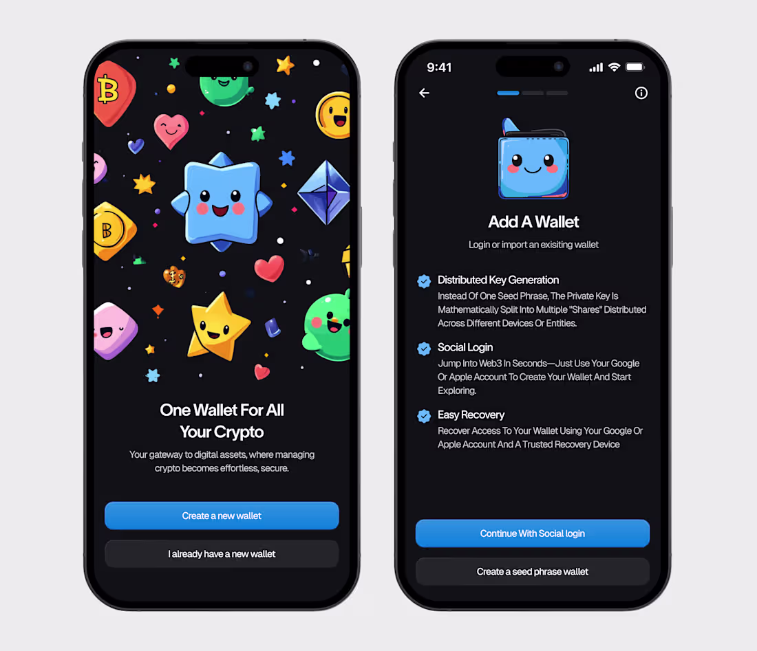 Cover image for Web3 Crypto app onboarding design