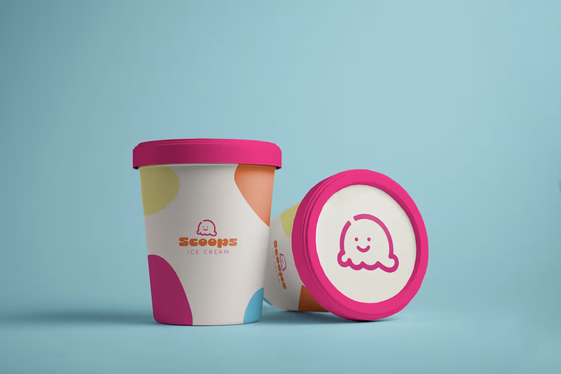 Cover image for Scoops Ice Cream - Brand Identity