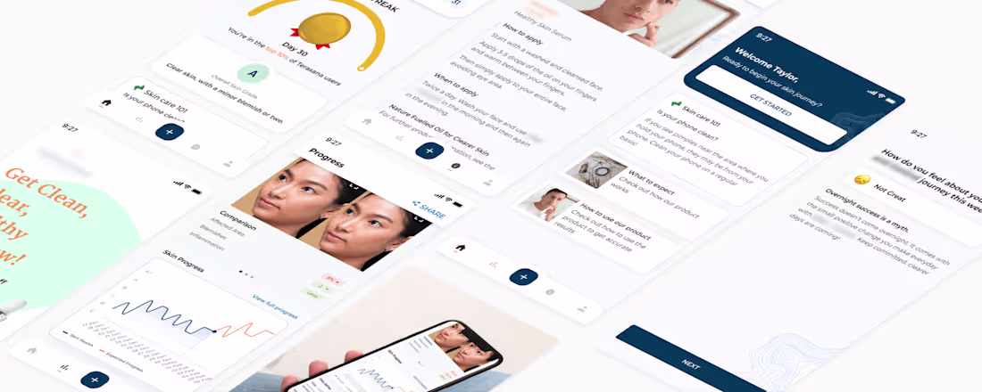 Cover image for Buddy app for skincare brand