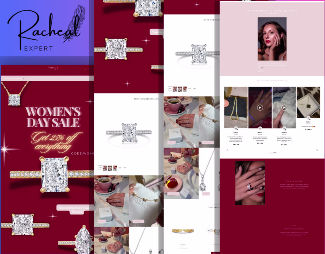 Cover image for Designed a luxury Shopify jewelry