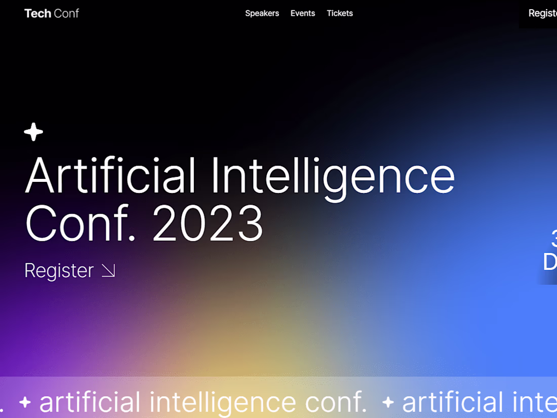 Cover image for Event - Conference Template - ai, tech, entrepreneurs, enterpri…