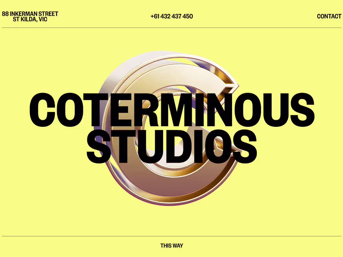 Cover image for Coterminous Studios – Recording Studio Website