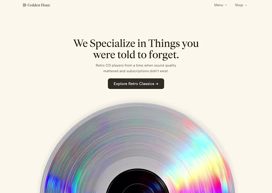 Cover image for Landing Page Hero Section - Ecommerce