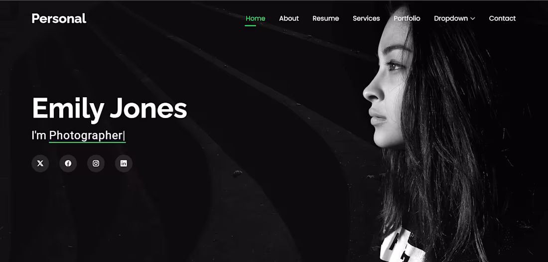 Cover image for Portfolio website in Laravel, Bootstrap, MySQL