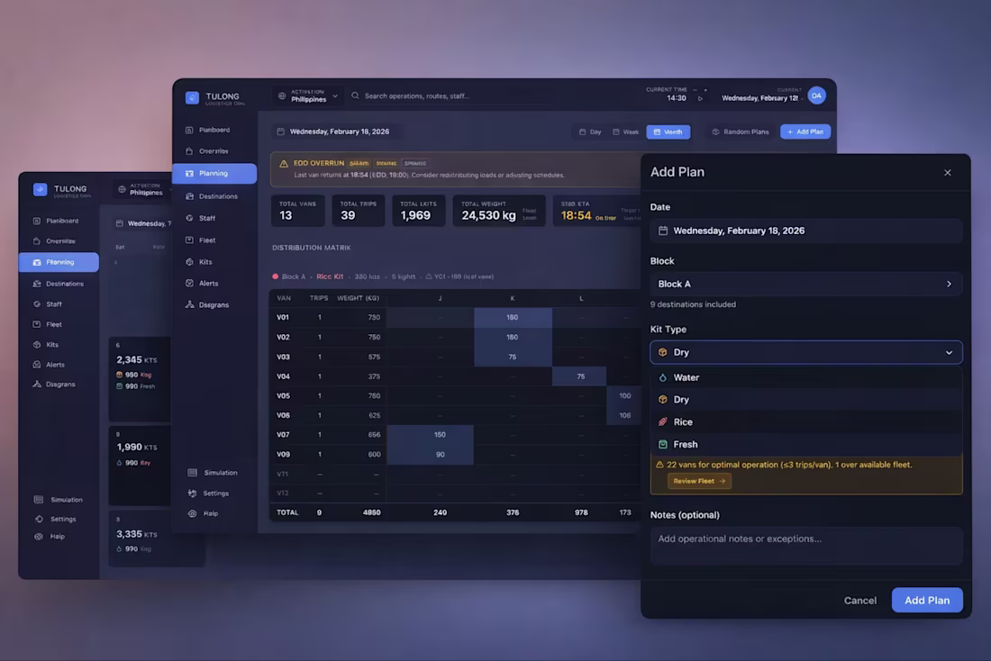 Cover image for Designed a logistics system to