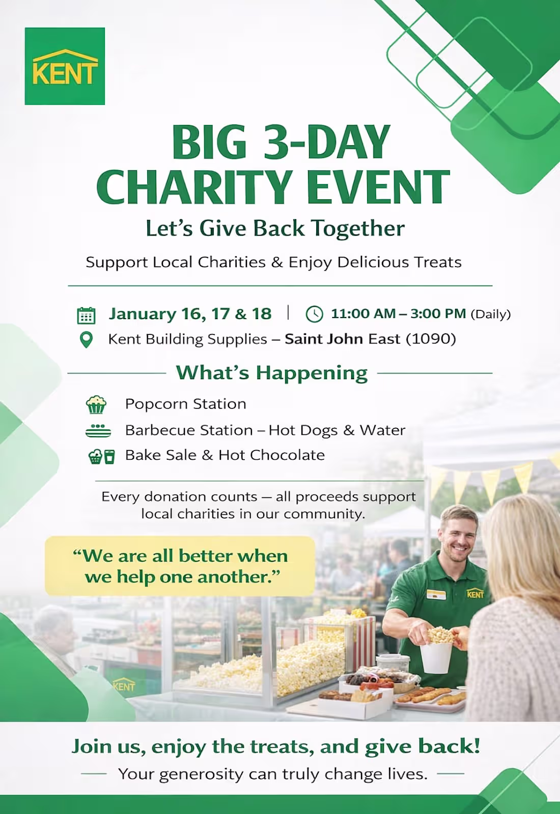 Cover image for Corporate Charity Event Poster Design for Retail Brand Clien...